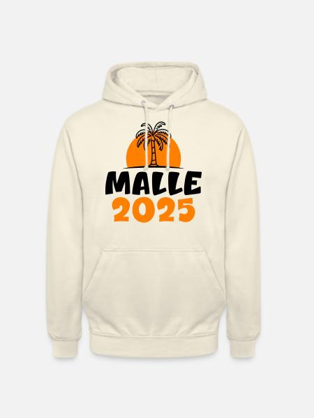 Malle 2025 - Unisex Hoodie - Vanille-Milchshake