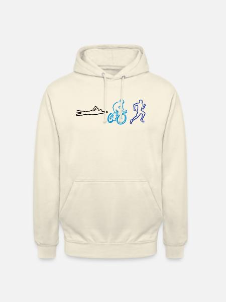 Triathlon - Unisex Hoodie - Vanille-Milchshake