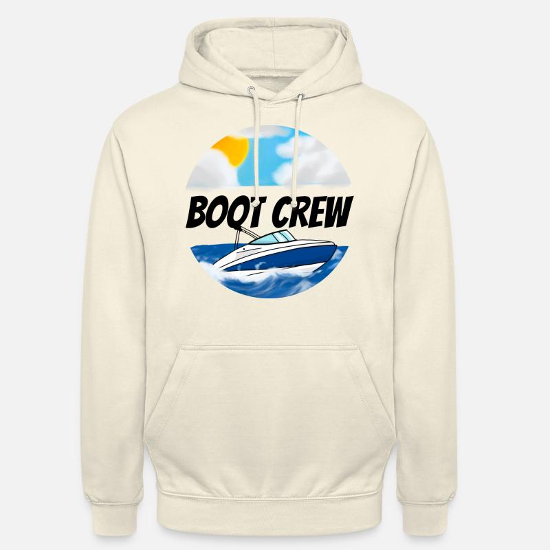 Boot crew Motorboot - Unisex Hoodie - Vanille-Milchshake