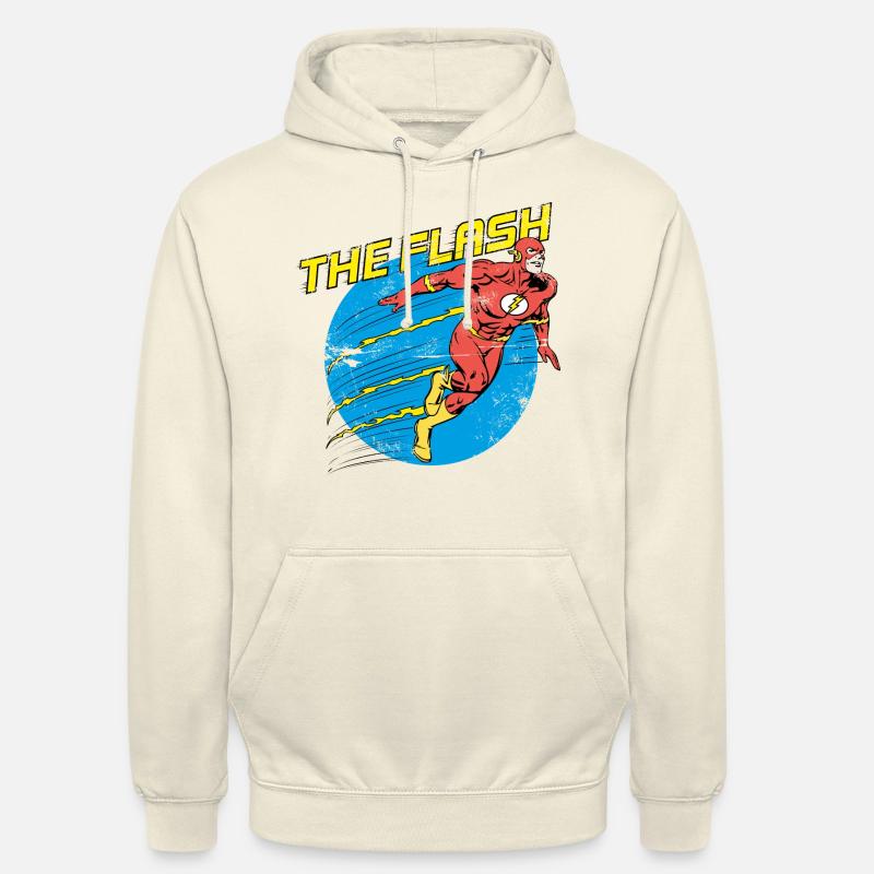 DC Comics Ligue De Justice D'Amérique The Flash - Sweat-shirt à capuche unisexe - vanille