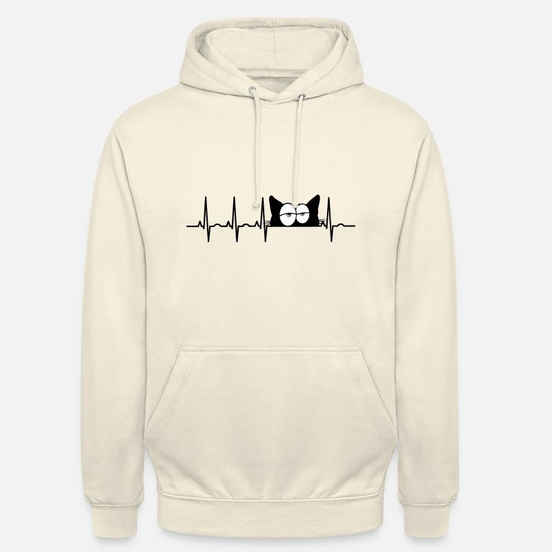Chat chat - Sweat-shirt à capuche unisexe - vanille