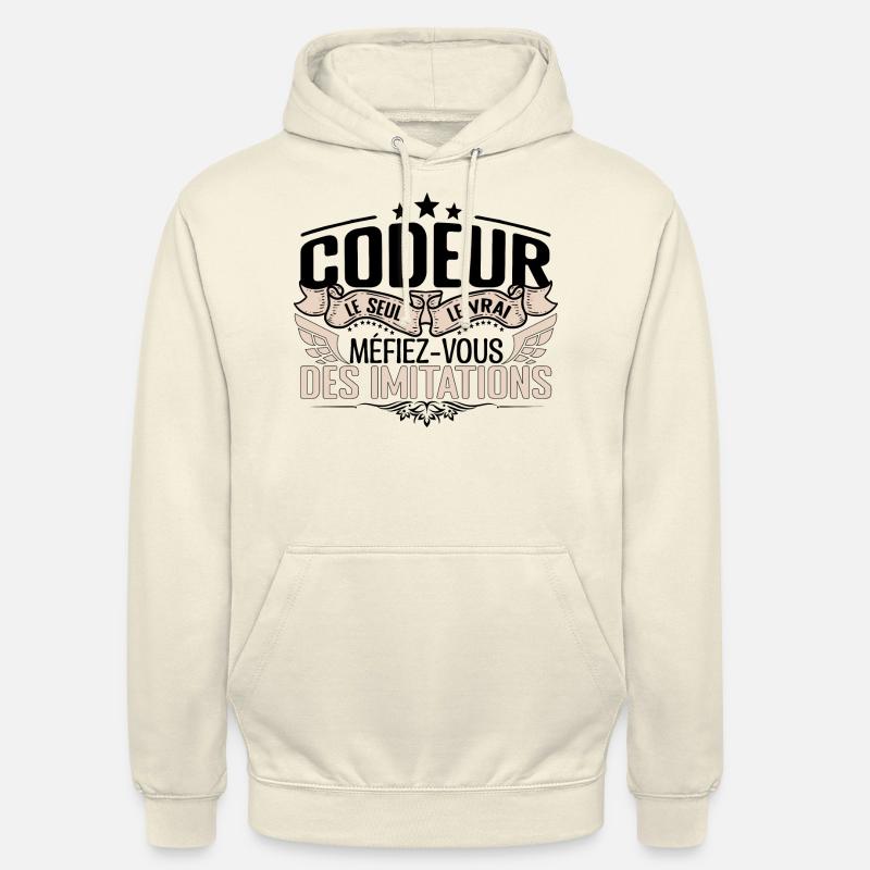 Codeur cadeau Codeur le vrai Codeur Sweat-shirt à capuche unisexe