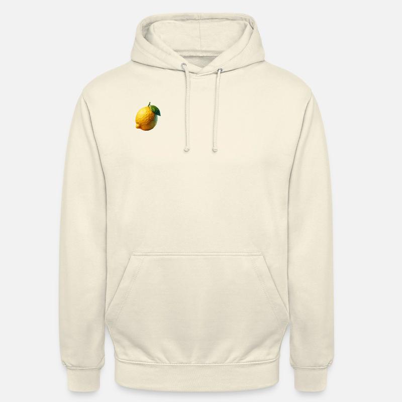 Zitrone Polygon - Unisex Hoodie - Vanille-Milchshake