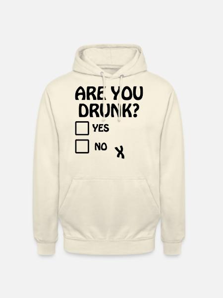 Are you drunk? - Unisex Hoodie - vanilla