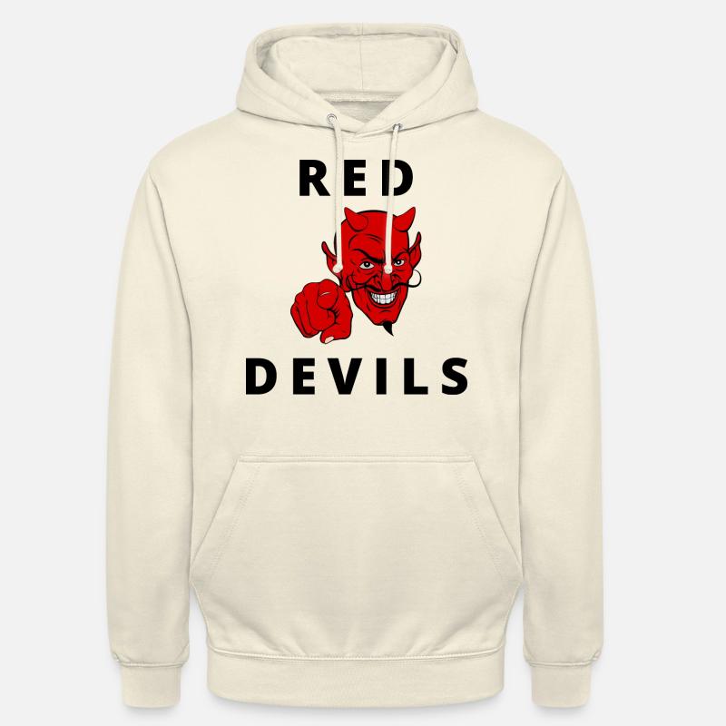 Red devils - Sweat-shirt à capuche unisexe - vanille