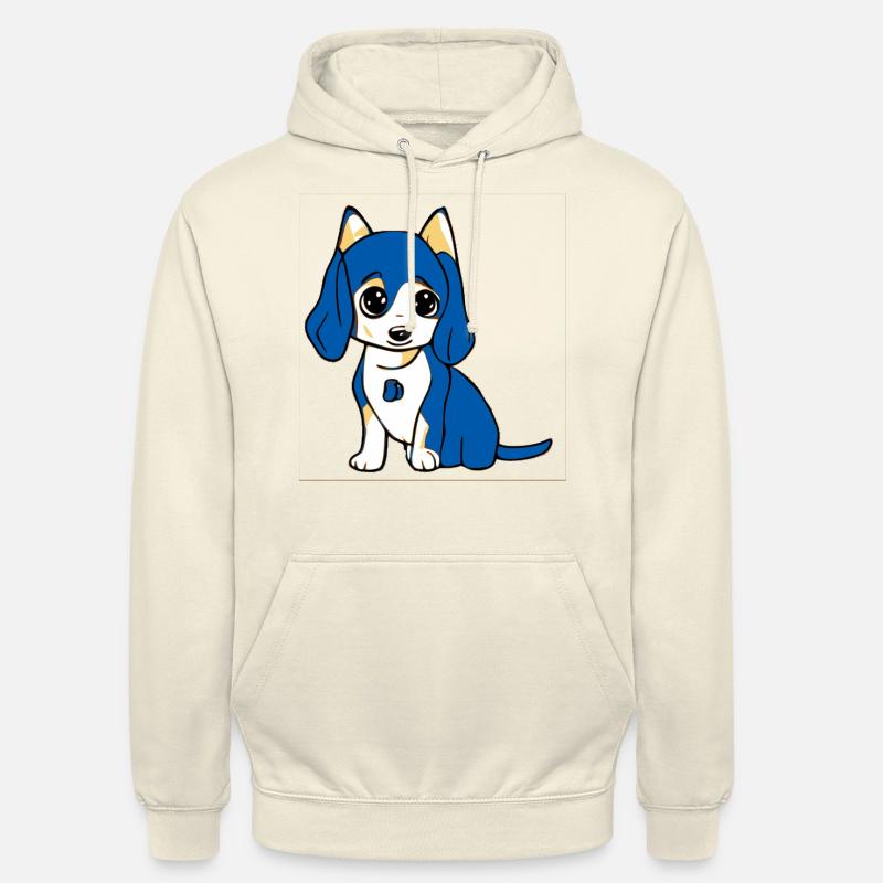 Mignon beau chien Chibi - Sweat-shirt à capuche unisexe - vanille