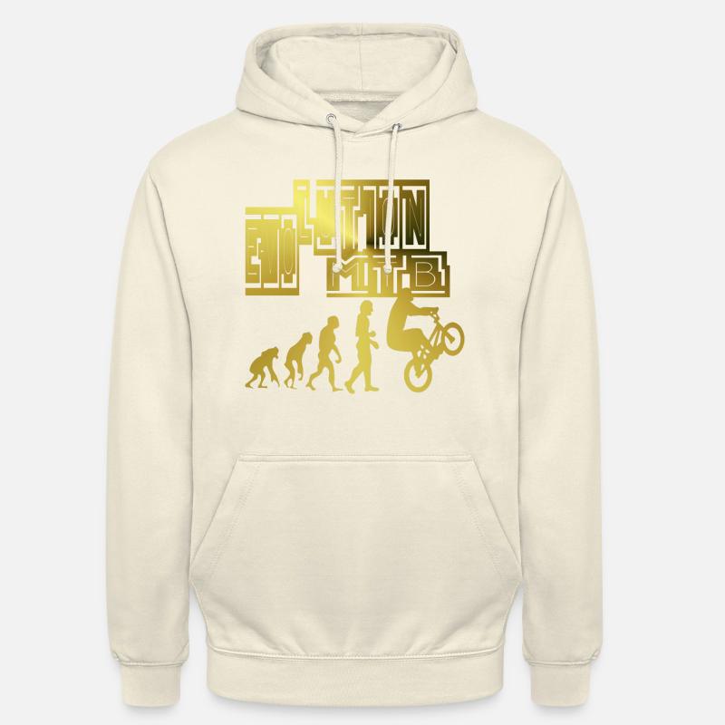 Evolution VTT, VTT, pilote de trial - Sweat-shirt à capuche unisexe - vanille