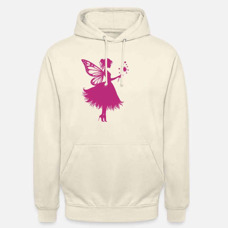 Fée magique avec fleur - Sweat-shirt à capuche unisexe - vanille