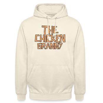 The Chicken Granny 3 - Unisex Hoodie - Vanille-Milchshake - Vorne - Alina (178cm) & Michal (187cm)