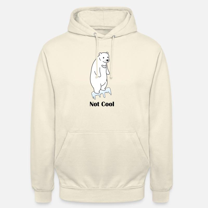 not cool Eisbär - Unisex Hoodie - Vanille-Milchshake