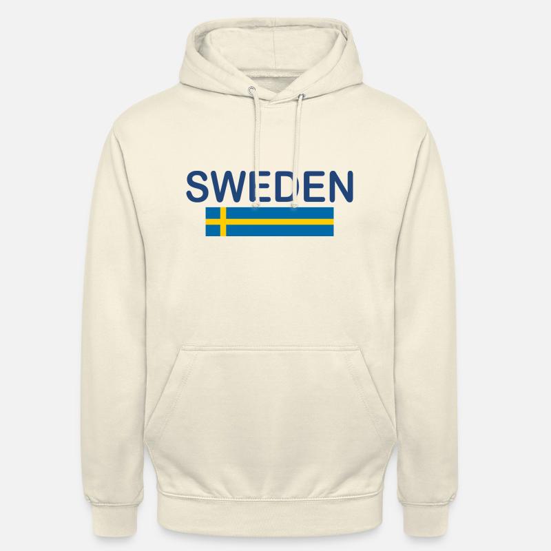 Drapeau de la Suède - Sweat-shirt à capuche unisexe - vanille
