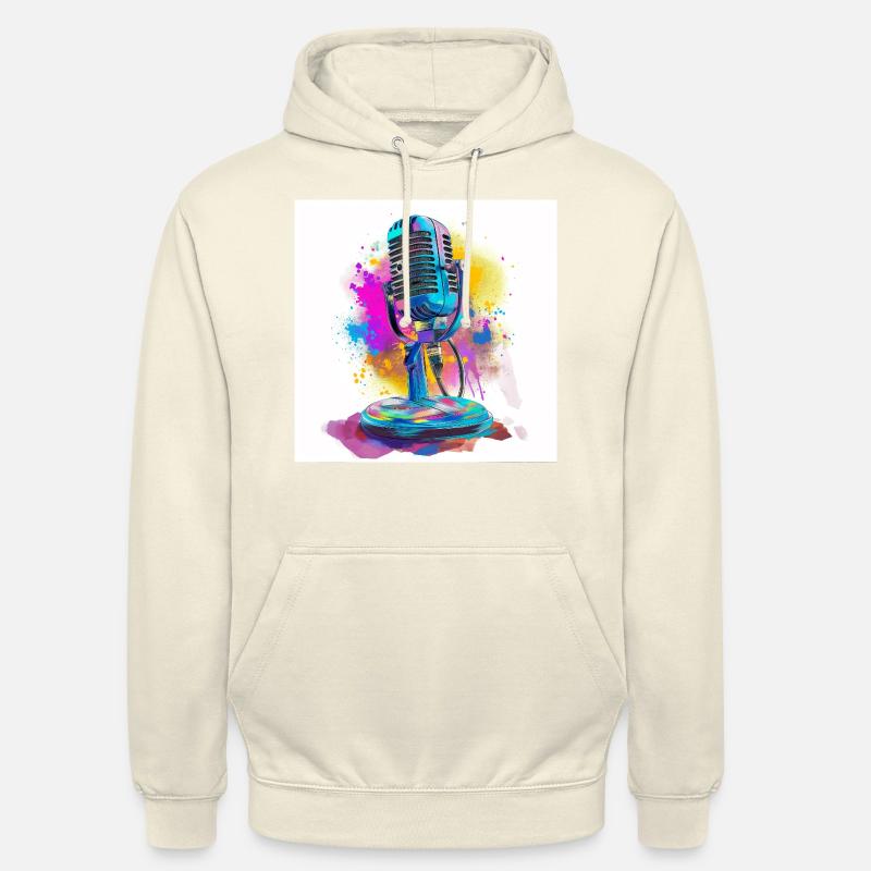 Microphone de jeu - Sweat-shirt à capuche unisexe - vanille