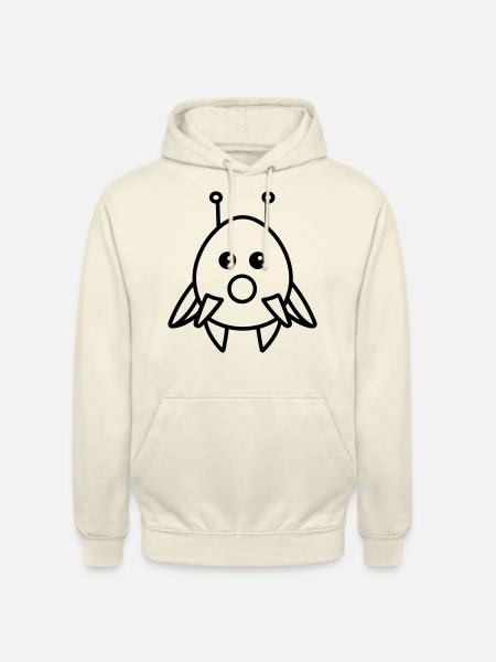 flying saucer - Unisex Hoodie - vanilla