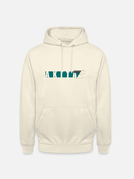 Akita Inu design - Unisex Hoodie - vanilla