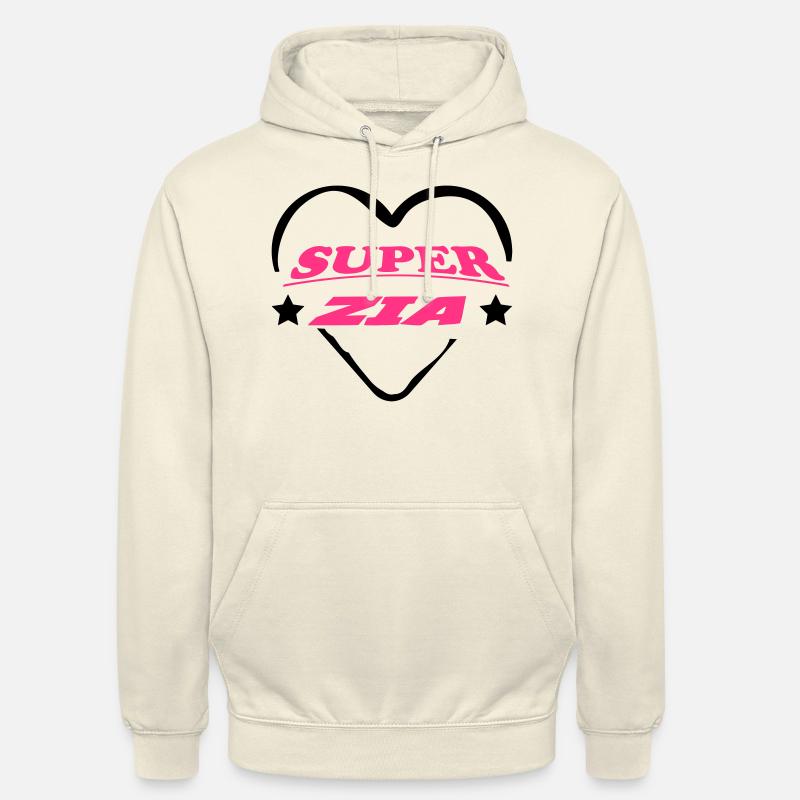 Super zia 111 - Sweat-shirt à capuche unisexe - vanille