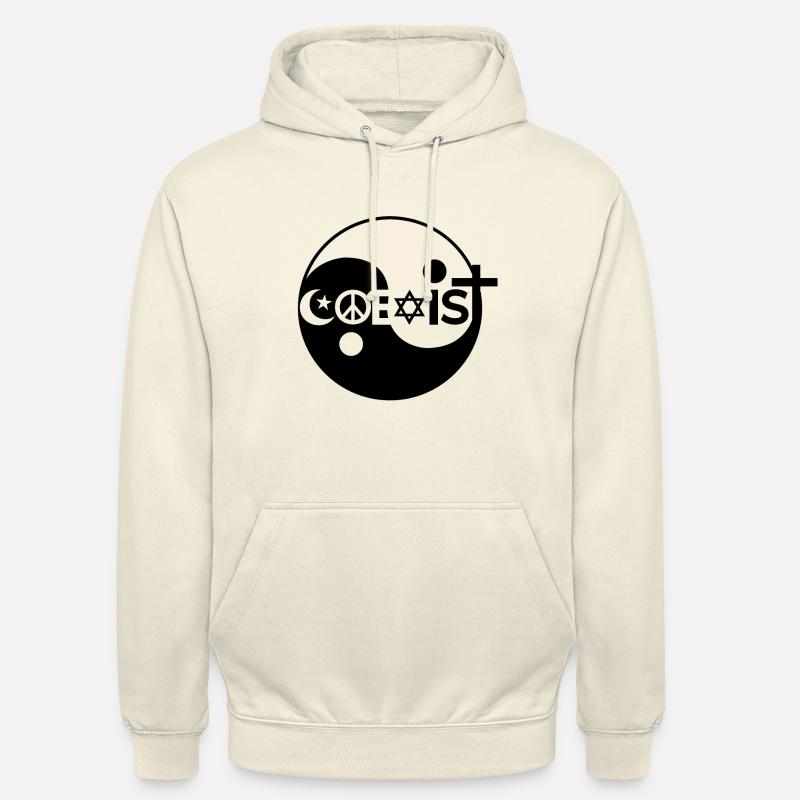 Religion liberté religieuse coexistence tolérance - Sweat-shirt à capuche unisexe - vanille