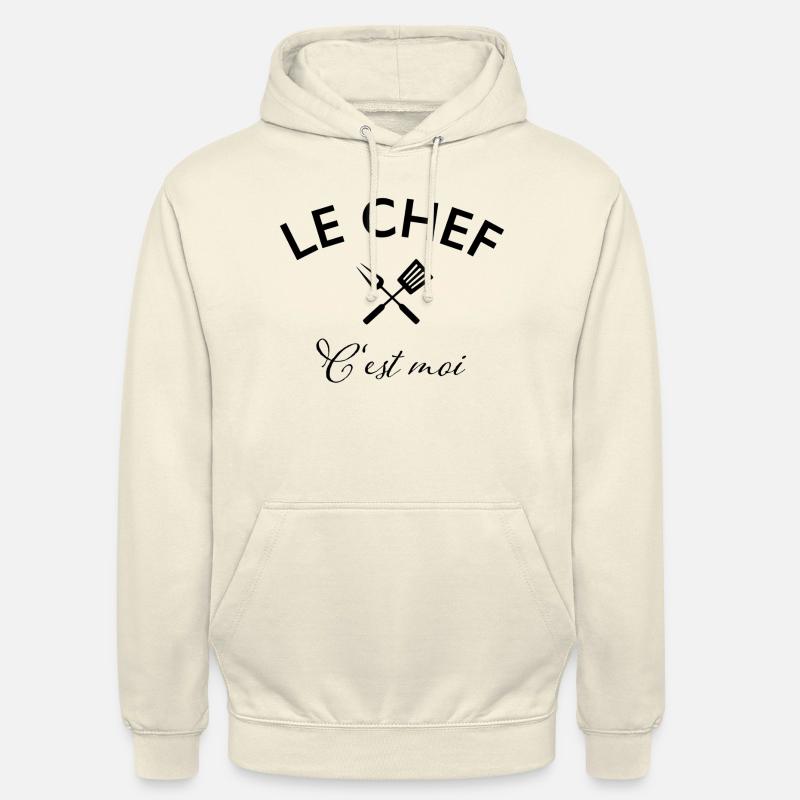 le chef c'est moi - Unisex Hoodie - Vanille-Milchshake