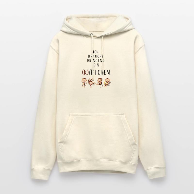Ich brauche dringend ein (K)Äffchen - Geschenkidee Unisex Hoodie