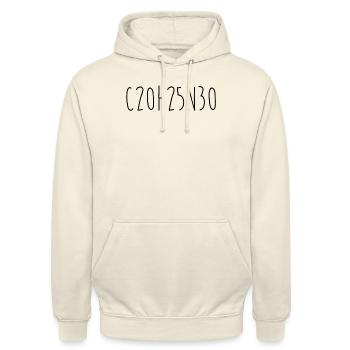 Fromel LSD - Unisex Hoodie - vanilla - Front - Alina (178cm) & Michal (187cm)