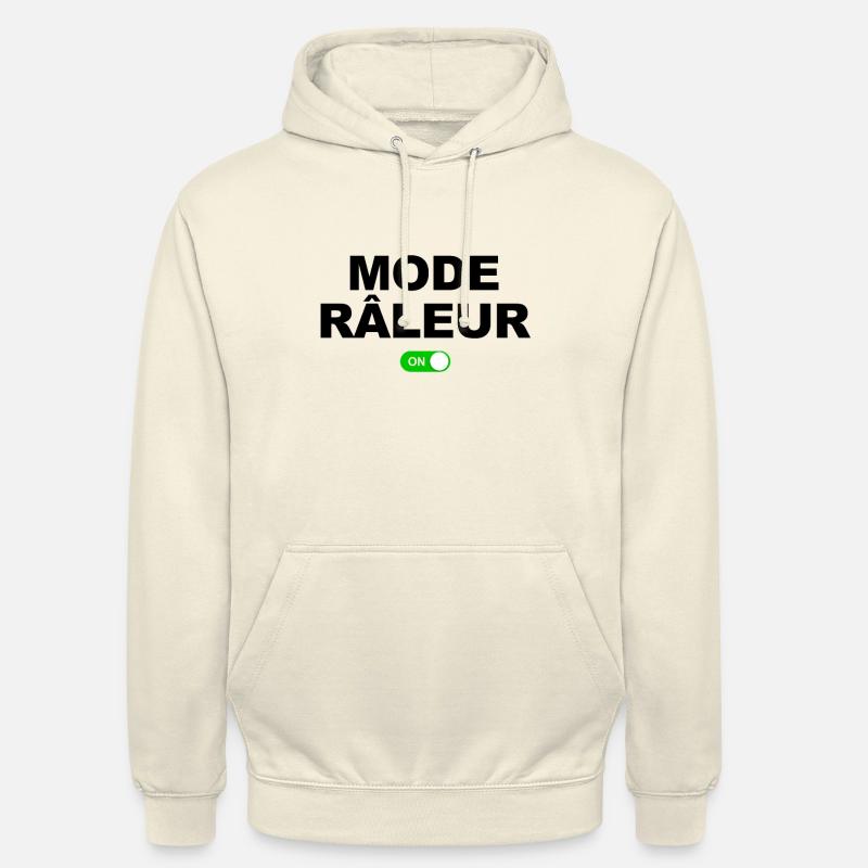 MODE RÂLEUR ON - Sweat-shirt à capuche unisexe - vanille