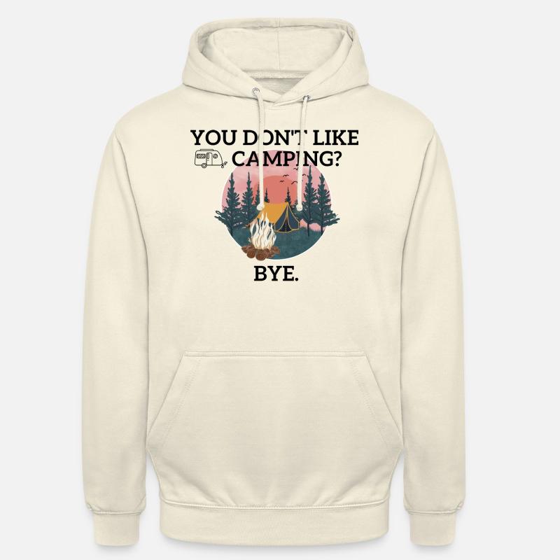 Vous n’aimez pas le camping? - Sweat-shirt à capuche unisexe - vanille