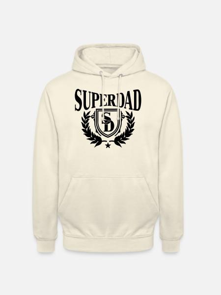superdad - Sweat-shirt à capuche unisexe - vanille