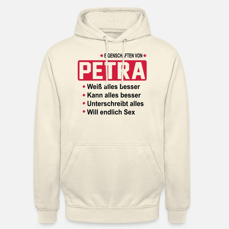 petra - Unisex Hoodie - Vanille-Milchshake