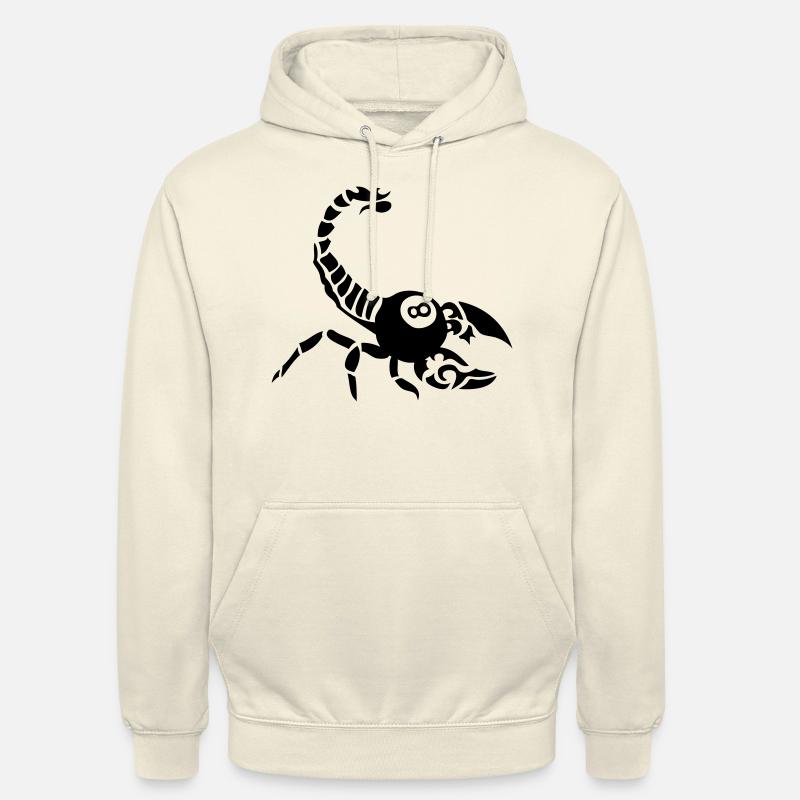 billard scorpion boule noire 8 - Sweat-shirt à capuche unisexe - vanille