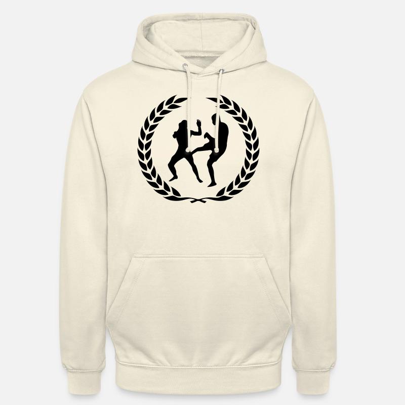 fighter design - Unisex Hoodie - Vanille-Milchshake