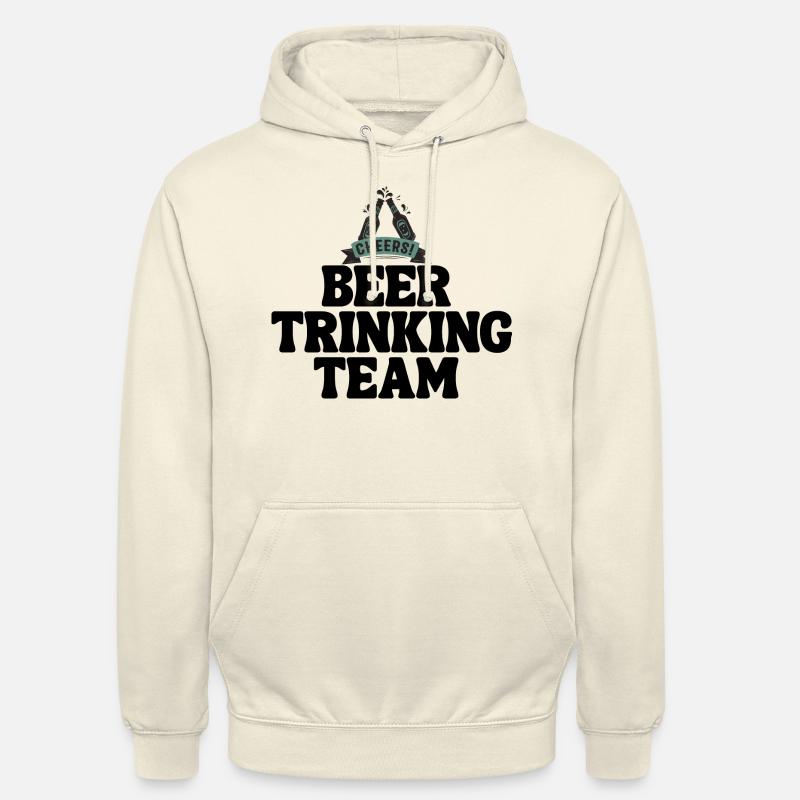 L’équipe Beer Trinking - Sweat-shirt à capuche unisexe - vanille