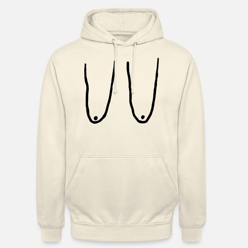 Brüste, Brüste, Brust - Unisex Hoodie - Vanille-Milchshake
