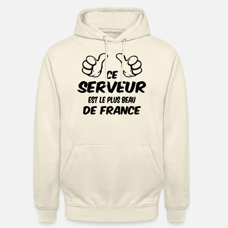 BESTER SERVER - Unisex Hoodie - Vanille-Milchshake