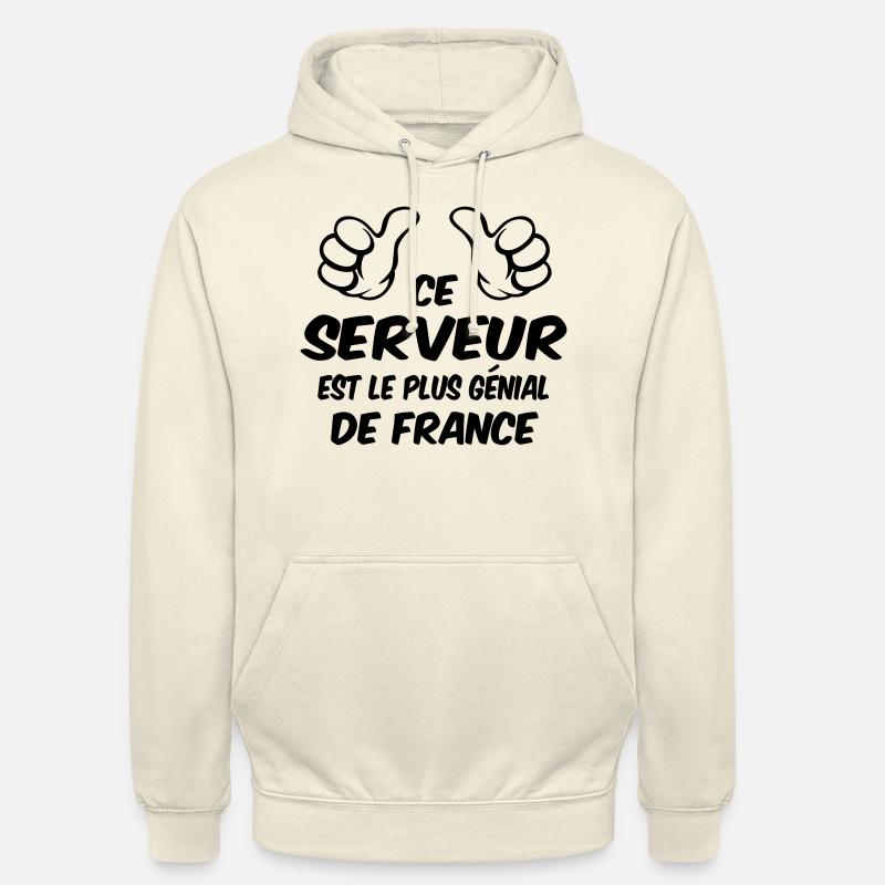 BESTER SERVER - Unisex Hoodie - Vanille-Milchshake