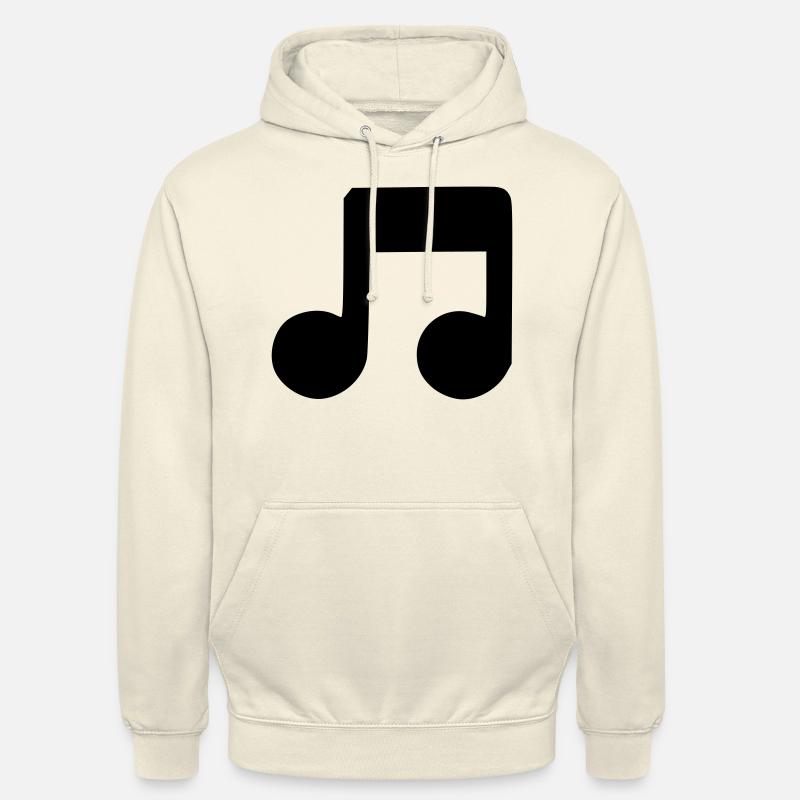 Nota musicale - Felpa con cappuccio unisex - milkshake
