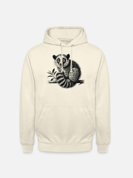Lemuren - Unisex Hoodie - Vanille-Milchshake