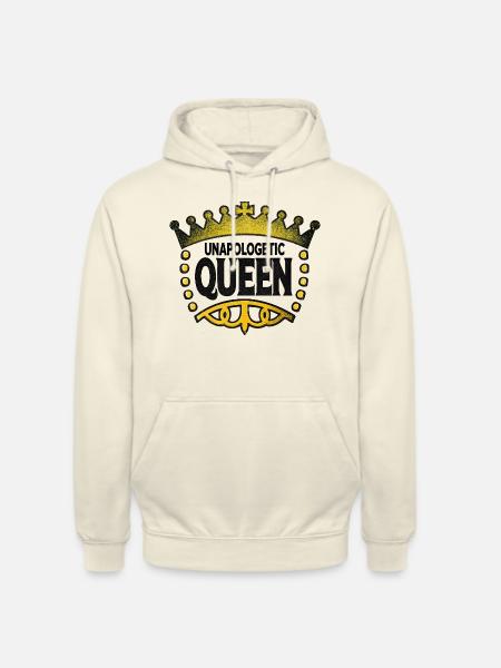 Unapologetic Queen - Unisex Hoodie - vanilla
