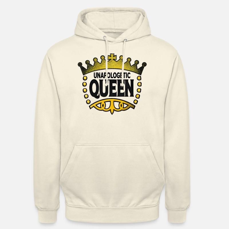 Unapologetic Queen - Unisex Hoodie - vanilla