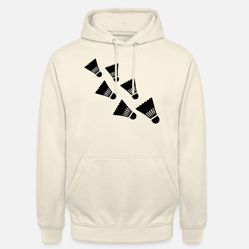 Badminton - Sweat-shirt à capuche unisexe - vanille