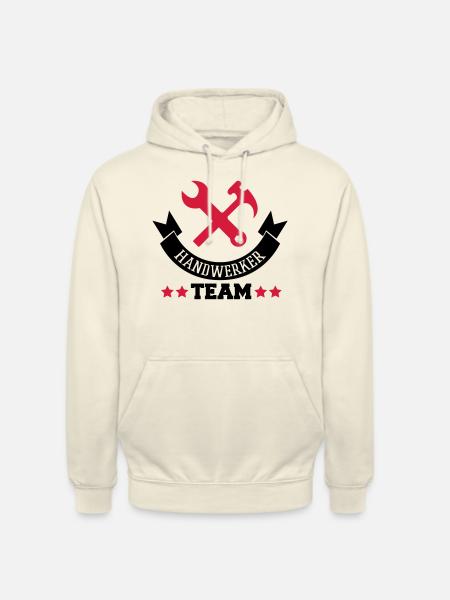 handwerker_team_2 - Unisex Hoodie - Vanille-Milchshake