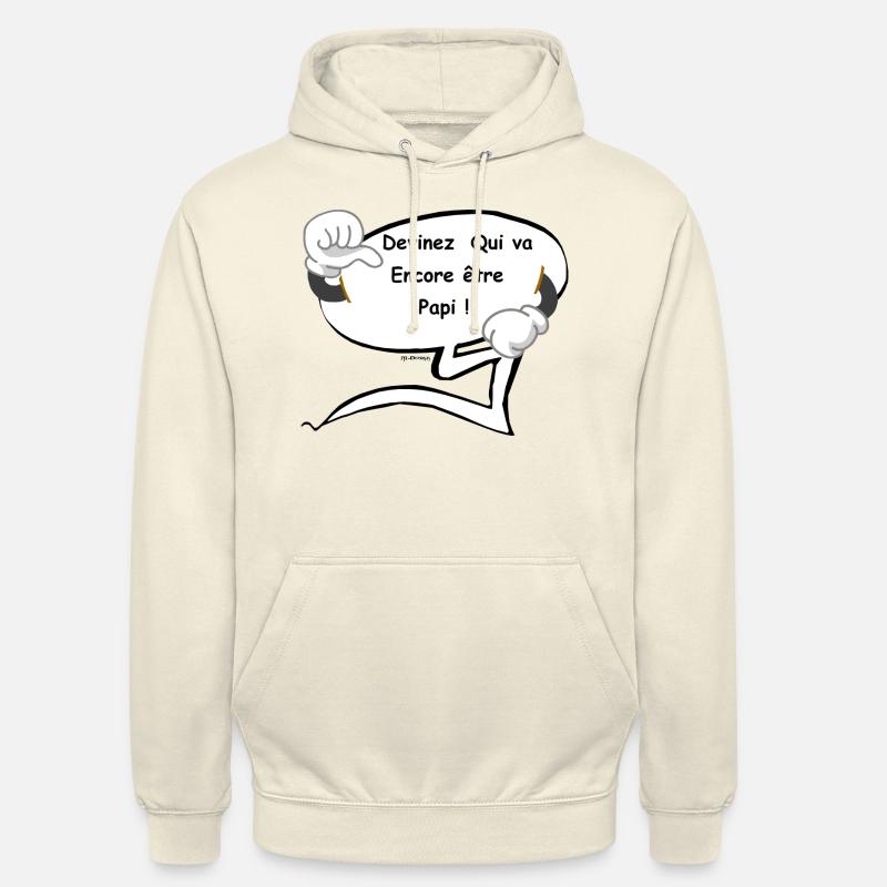 Encore Papi - Sweat-shirt à capuche unisexe - vanille