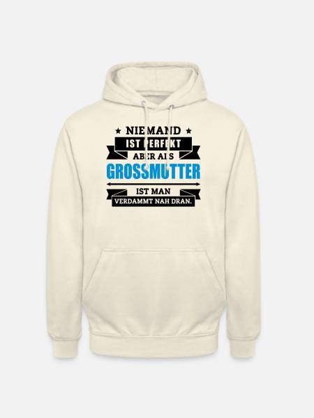 Funshirt Großmutter - Unisex Hoodie - Vanille-Milchshake