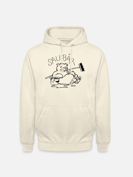 Saubär - Sweat-shirt à capuche unisexe - vanille