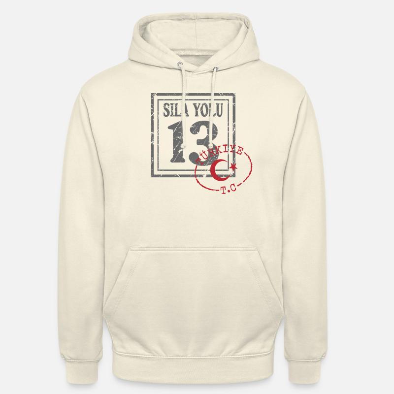 Bitlis - Sweat-shirt à capuche unisexe - vanille