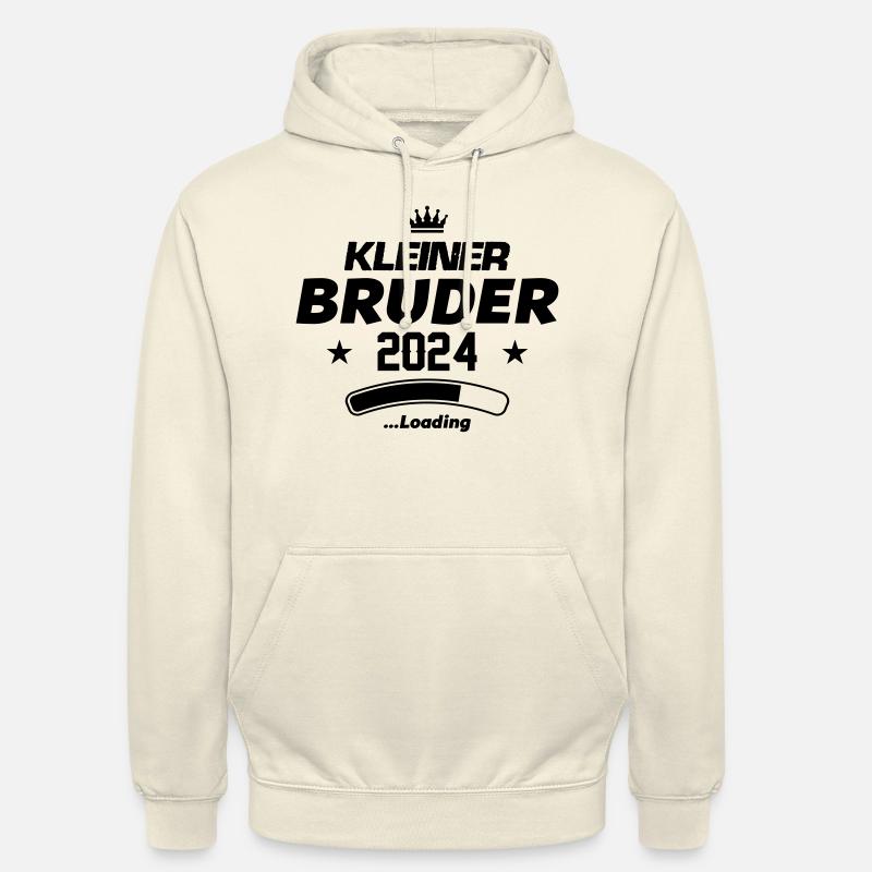 kleiner bruder 2024 loading - Unisex Hoodie - Vanille-Milchshake