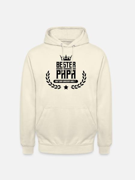 bester papa der welt - Unisex Hoodie - Vanille-Milchshake
