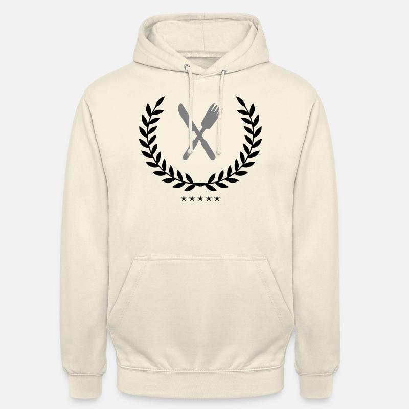 besteck wappen - Unisex Hoodie - Vanille-Milchshake