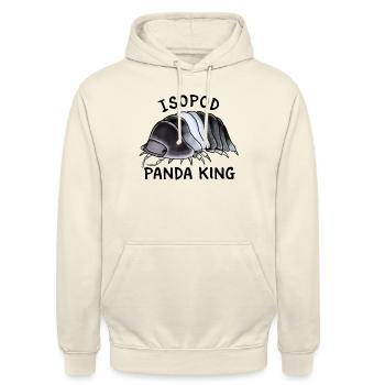 Assel Cubaris Panda König - Unisex Hoodie - Vanille-Milchshake - Vorne - Alina (178cm) & Michal (187cm)