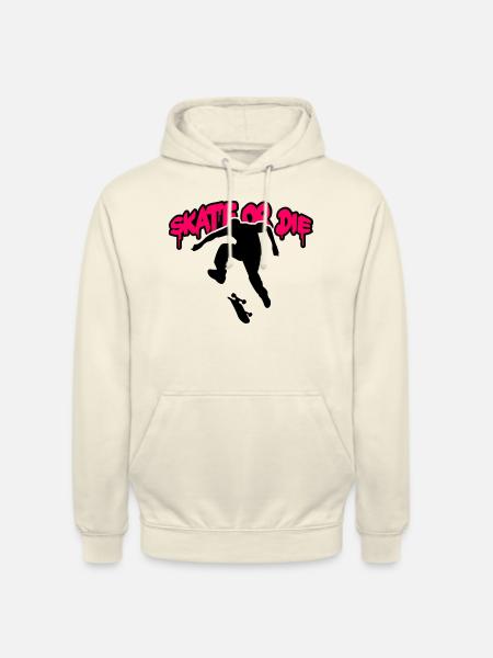 Skate Or Die - Unisex Hoodie - Vanille-Milchshake