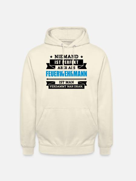 Funshirt Feuerwehrmann - Unisex Hoodie - Vanille-Milchshake