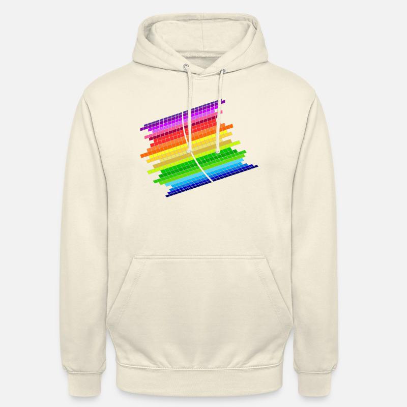 RainBow Equalizer - Sweat-shirt à capuche unisexe - vanille